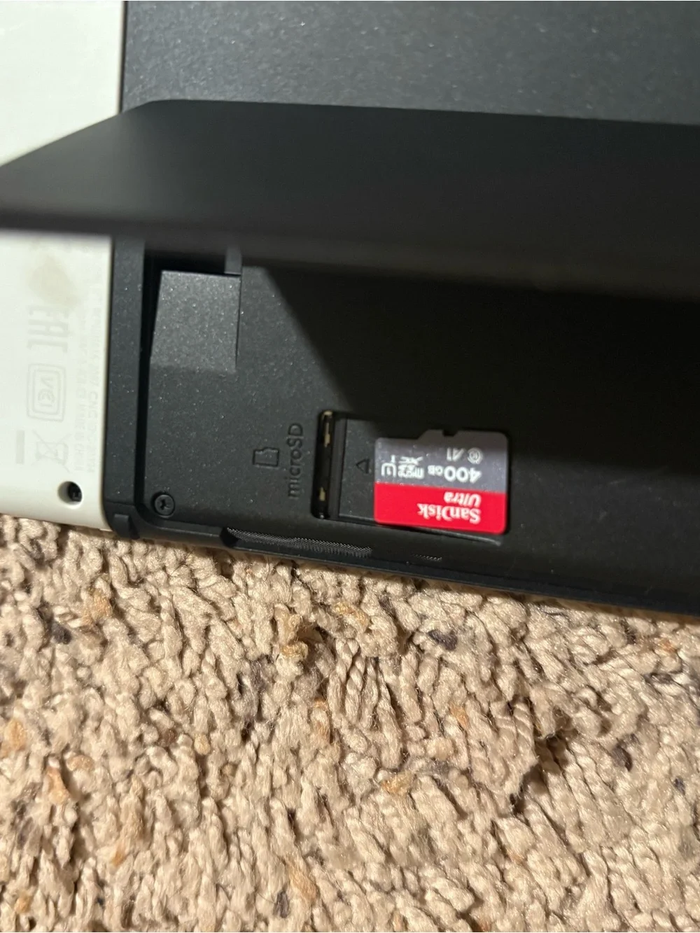 Nintendo switch with 400 GB SD Card-White